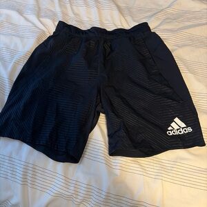 Adidas Navy Blue Sports Shorts